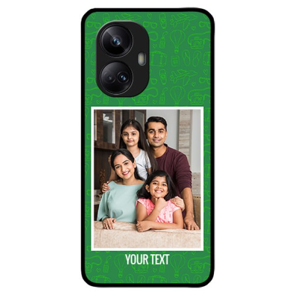Realme 10 Pro Plus 5G Personalized Glass Phone Case - Picture Upload Design