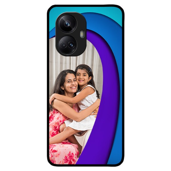 Realme 10 Pro Plus 5G Photo Printing on Glass Case - Simple Pattern Design