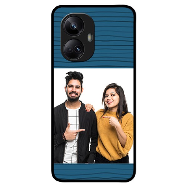 Realme 10 Pro Plus 5G Custom Glass Phone Case - Blue Pattern Cover Design