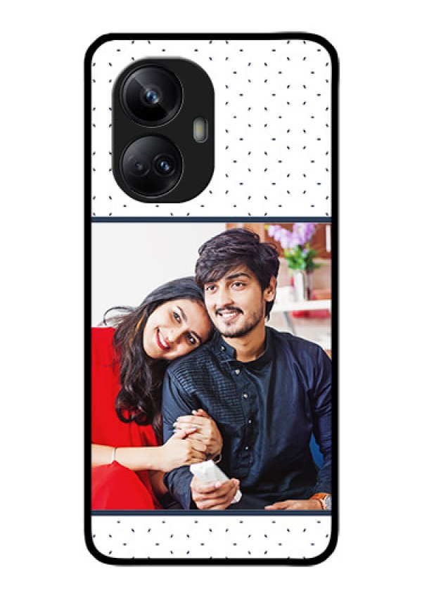 Realme 10 Pro Plus 5G Personalized Glass Phone Case - Premium Dot Design