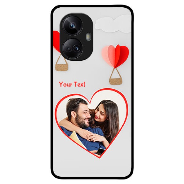 Realme 10 Pro Plus 5G Custom Glass Mobile Case - Parachute Love Design