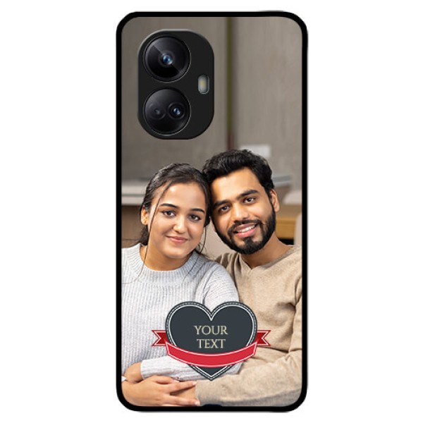 Realme 10 Pro Plus 5G Custom Glass Phone Case - Just Married Couple Design Realme 10 Pro Plus 5G Custom Glass Phone Case - Just Married Couple Design