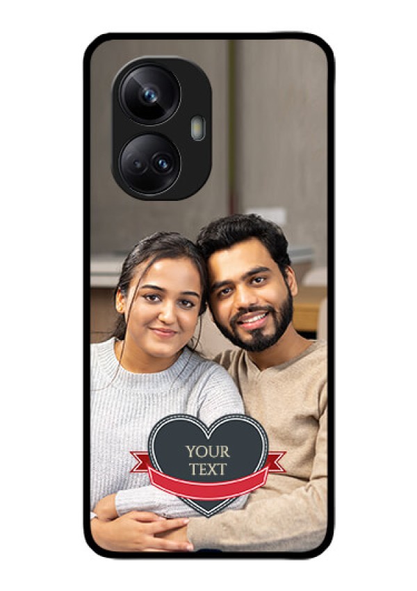 Realme 10 Pro Plus 5G Custom Glass Phone Case - Just Married Couple Design