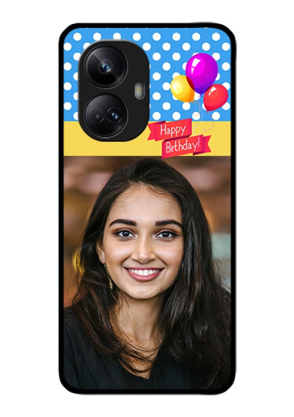 Realme 10 Pro Plus 5G Custom Glass Mobile Case - Happy Birthday Design