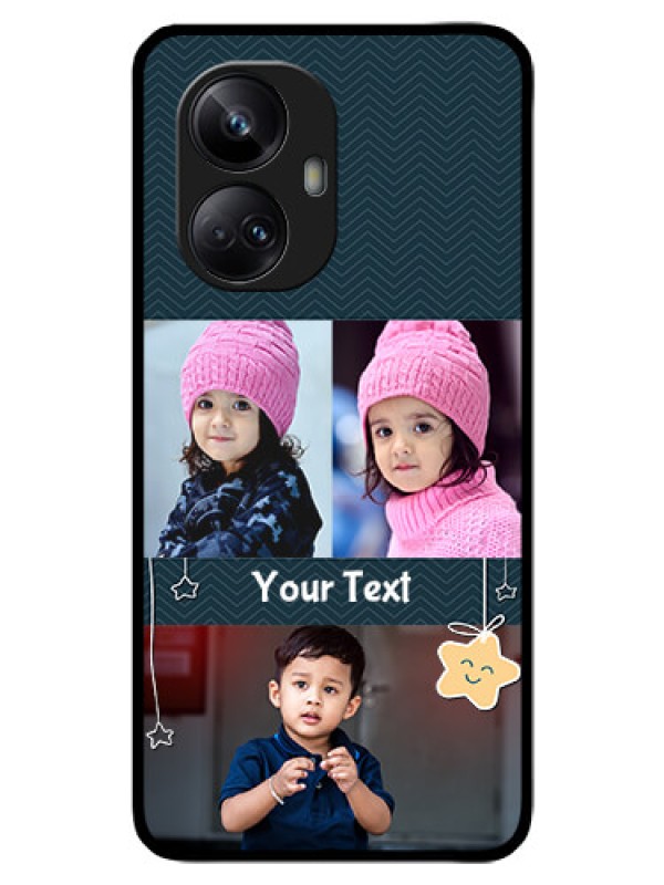 Custom Realme 10 Pro Plus 5G Custom Glass Mobile Case - Hanging Stars Design