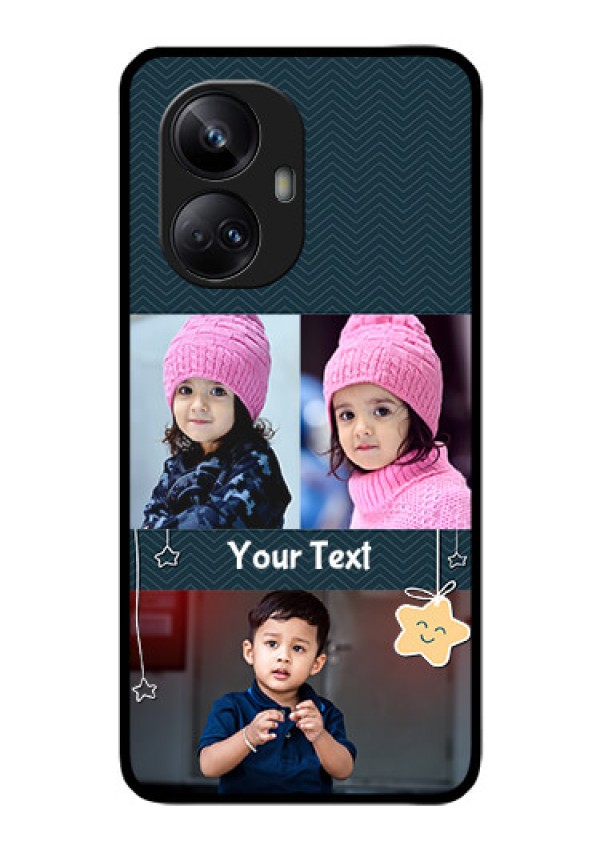 Realme 10 Pro Plus 5G Custom Glass Mobile Case - Hanging Stars Design