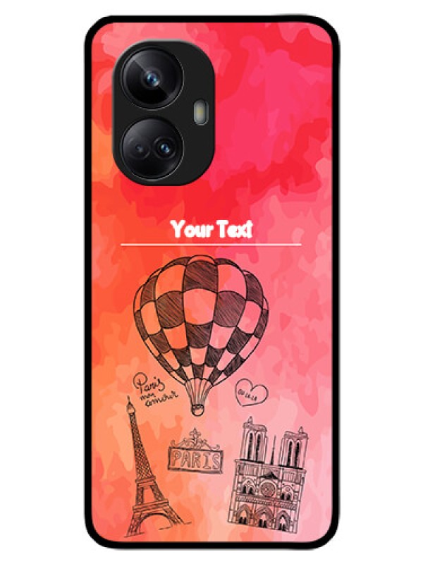 Custom Realme 10 Pro Plus 5G Custom Glass Phone Case - Paris Theme Design