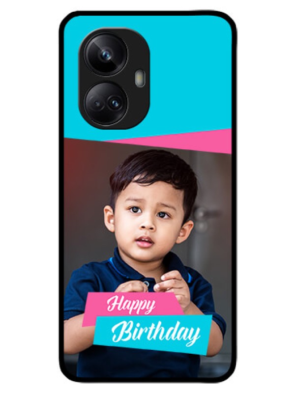 Custom Realme 10 Pro Plus 5G Personalized Glass Phone Case - Image Holder with 2 Color Design