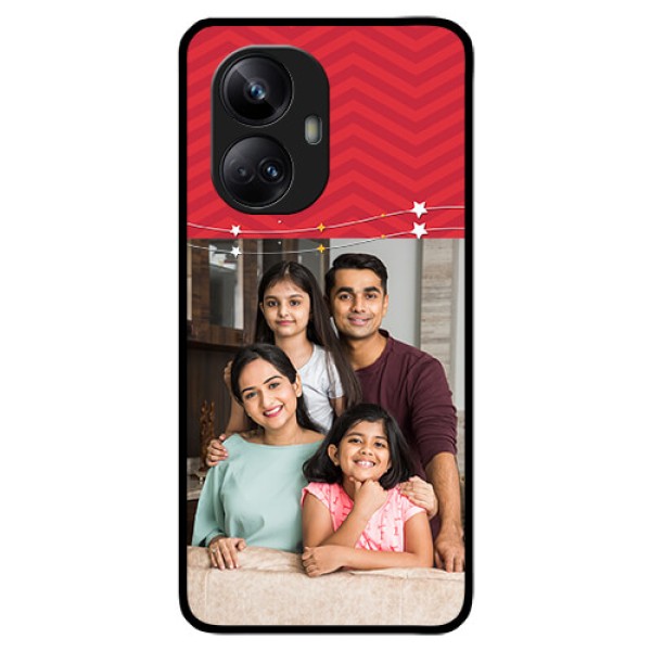 Realme 10 Pro Plus 5G Personalized Glass Phone Case - Happy Family Design