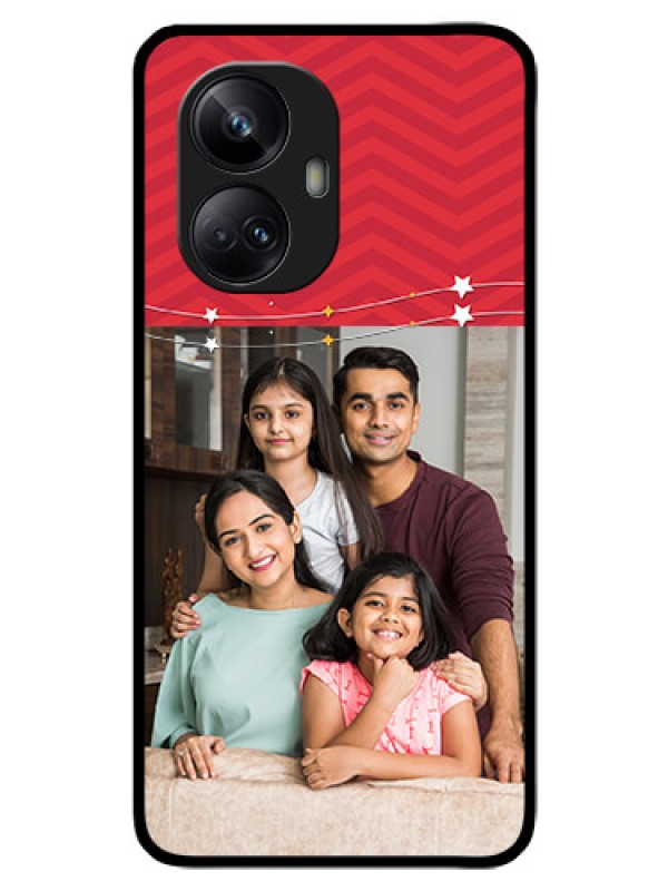 Custom Realme 10 Pro Plus 5G Personalized Glass Phone Case - Happy Family Design