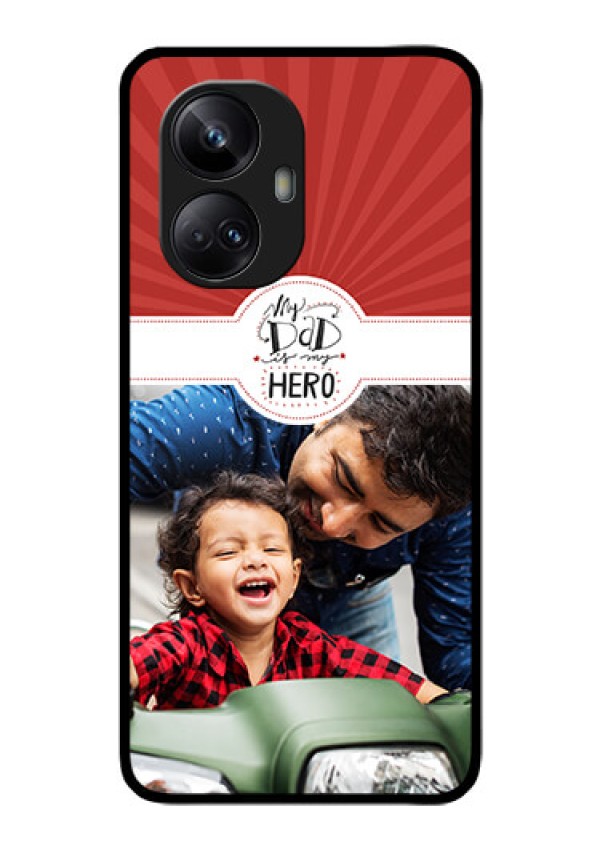 Realme 10 Pro Plus 5G Photo Printing on Glass Case - My Dad Hero Design