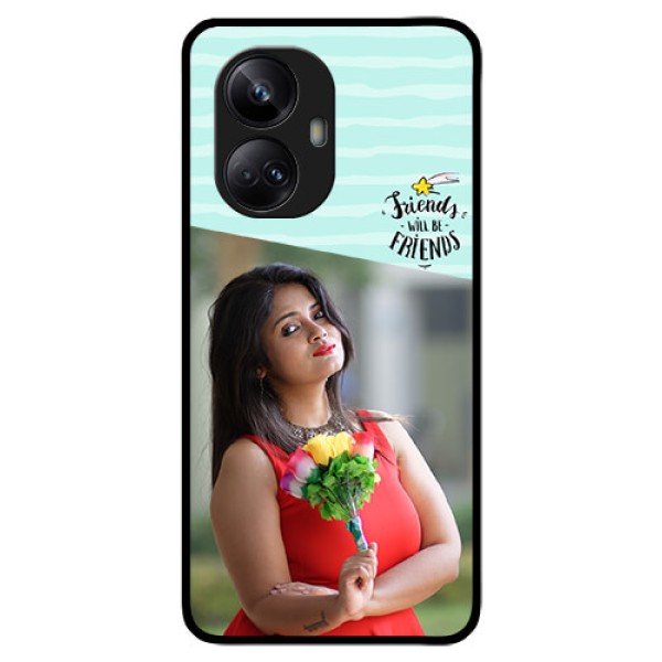 Realme 10 Pro Plus 5G Custom Glass Phone Case - Friends Picture Icon Design