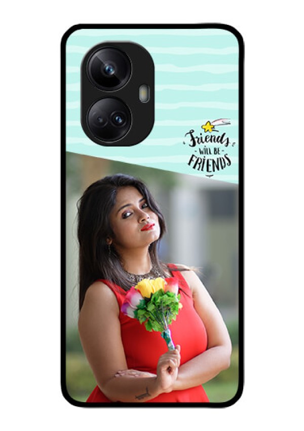 Realme 10 Pro Plus 5G Custom Glass Phone Case - Friends Picture Icon Design