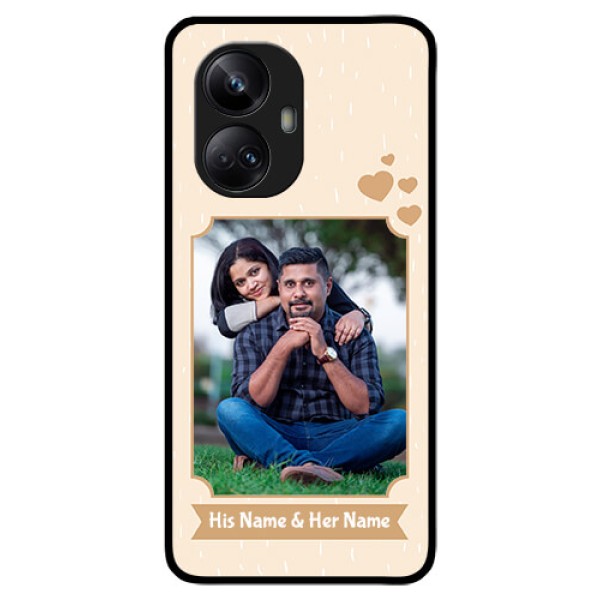 Realme 10 Pro Plus 5G Custom Glass Phone Case - with confetti love design