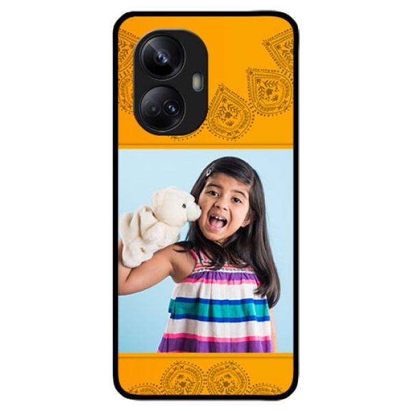 Realme 10 Pro Plus 5G Personalized Glass Phone Case - Photo Wedding Design