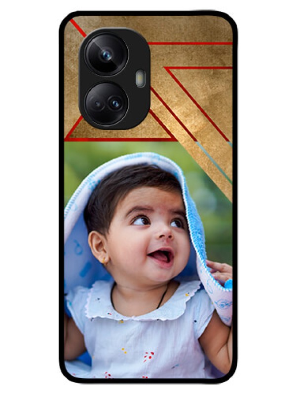 Custom Realme 10 Pro Plus 5G Personalized Glass Phone Case - Gradient Abstract Texture Design