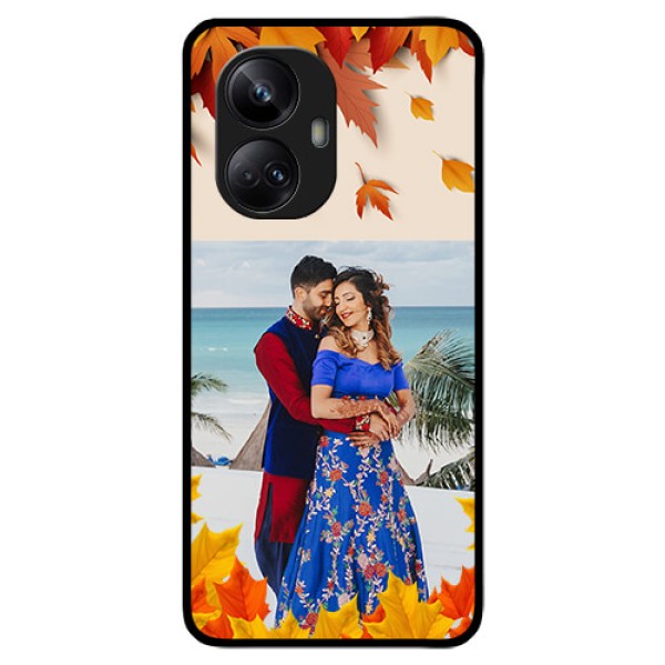 Realme 10 Pro Plus 5G Photo Printing on Glass Case - Autumn Maple Leaves Design Realme 10 Pro Plus 5G Photo Printing on Glass Case - Autumn Maple Leaves Design