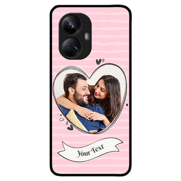 Realme 10 Pro Plus 5G Custom Glass Phone Case - Vintage Heart Design