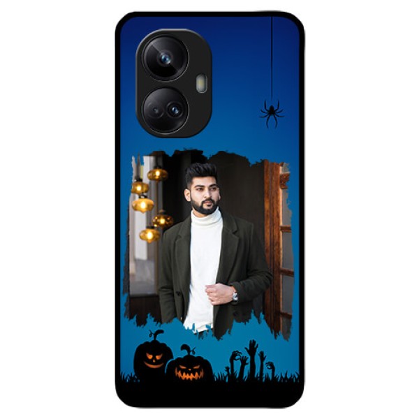 Realme 10 Pro Plus 5G Photo Printing on Glass Case - with pro Halloween design Realme 10 Pro Plus 5G Photo Printing on Glass Case - with pro Halloween design