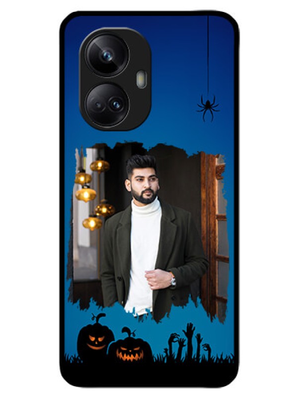 Custom Realme 10 Pro Plus 5G Photo Printing on Glass Case - with pro Halloween design