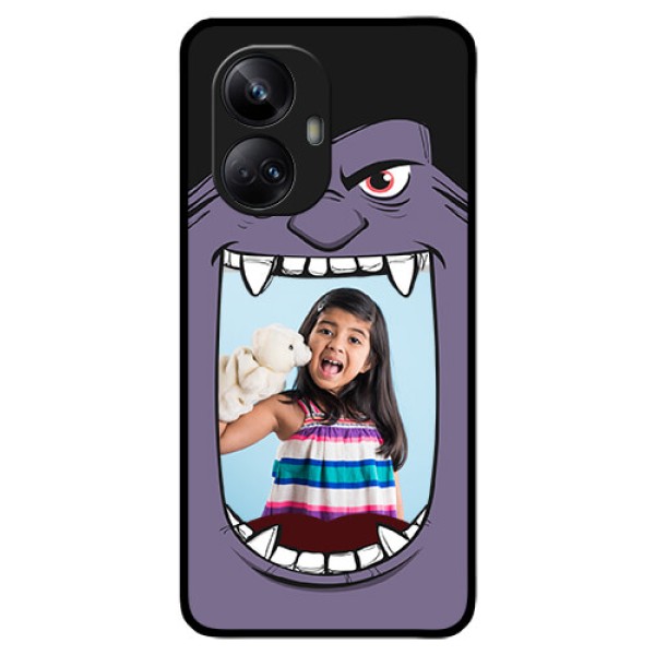 Realme 10 Pro Plus 5G Custom Glass Phone Case - Angry Monster Design