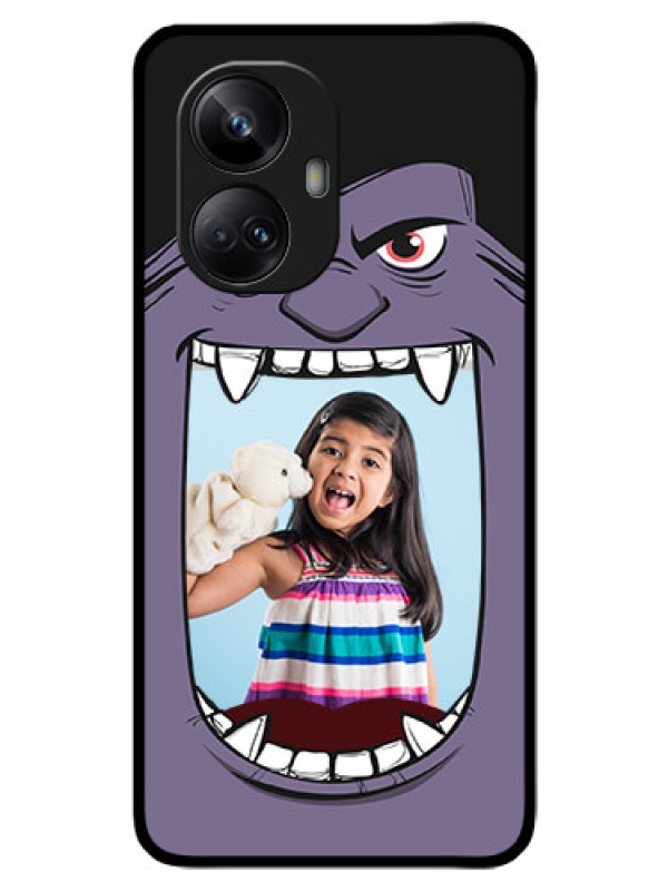 Custom Realme 10 Pro Plus 5G Custom Glass Phone Case - Angry Monster Design