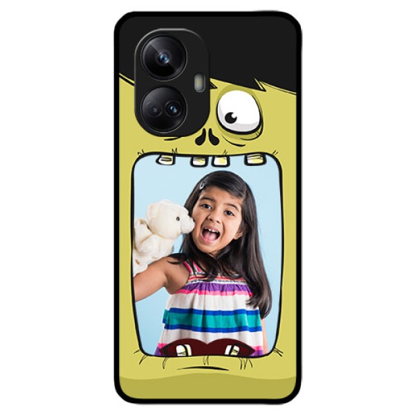 Realme 10 Pro Plus 5G Personalized Glass Phone Case - Cartoon monster back case Design Realme 10 Pro Plus 5G Personalized Glass Phone Case - Cartoon monster back case Design