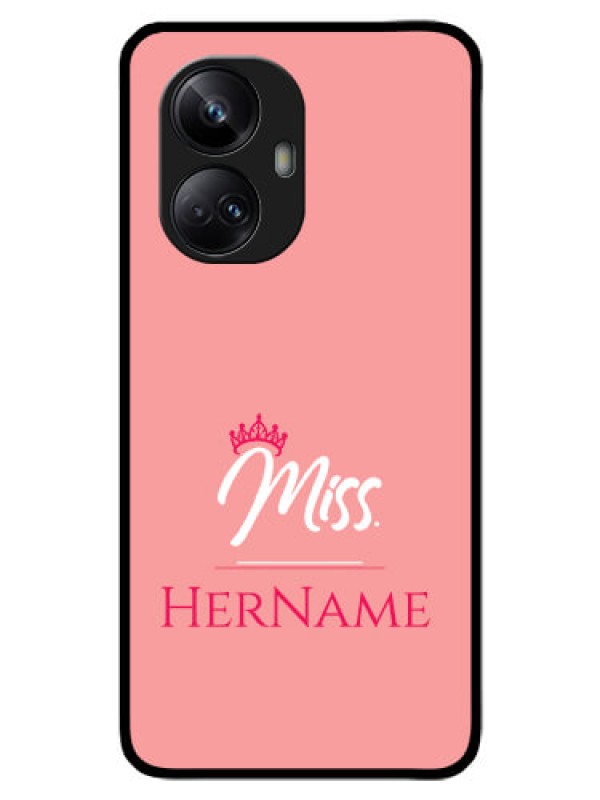 Custom Realme 10 Pro Plus 5G Custom Glass Phone Case Mrs with Name