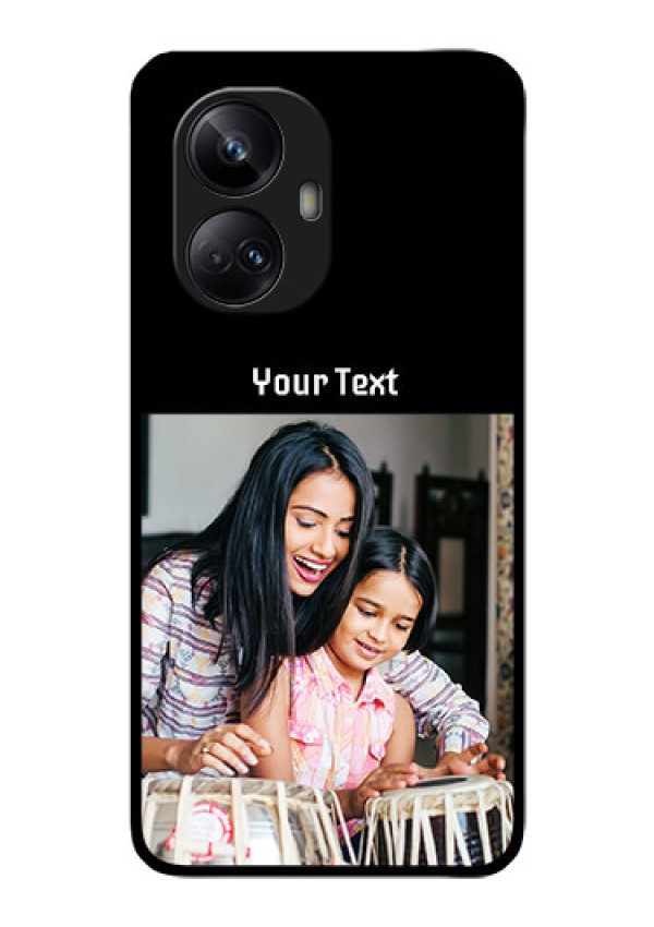 Realme 10 Pro Plus 5G Photo with Name on Glass Phone Case