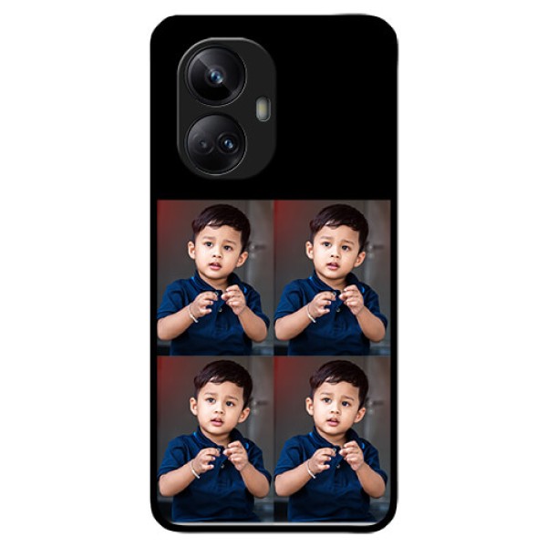Realme 10 Pro Plus 5G 4 Image Holder on Glass Mobile Cover
