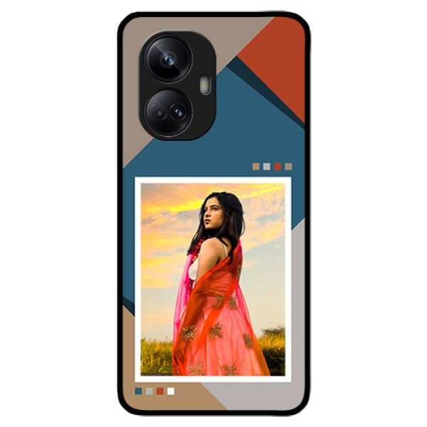 Realme 10 Pro Plus 5G Personalized Glass Phone Case - Retro color pallet Design Realme 10 Pro Plus 5G Personalized Glass Phone Case - Retro color pallet Design