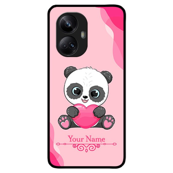 Realme 10 Pro Plus 5G Custom Glass Mobile Case - Cute Panda Design