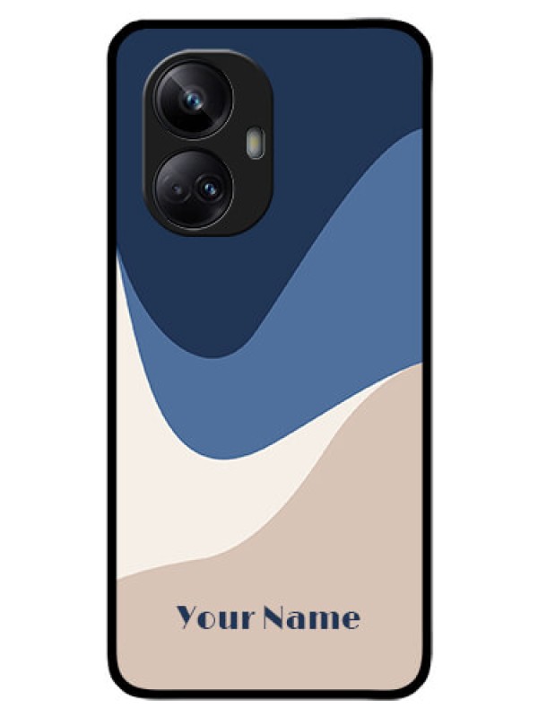 Custom Realme 10 Pro Plus 5G Custom Glass Phone Case - Abstract Drip Art Design