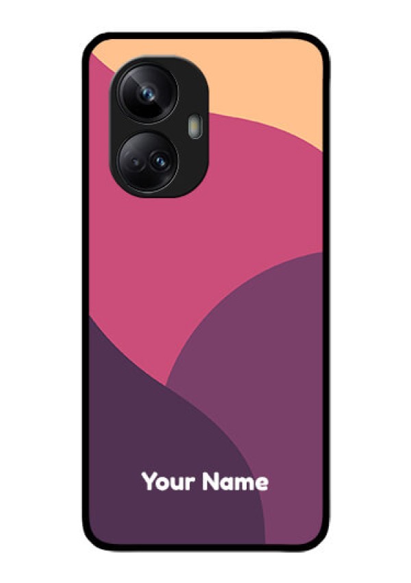 Realme 10 Pro Plus 5G Custom Glass Phone Case - Mixed Multi-colour abstract art Design