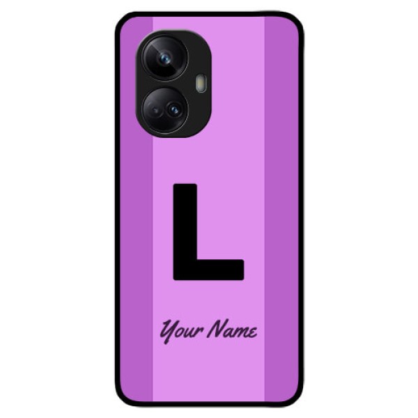 Realme 10 Pro Plus 5G Custom Glass Phone Case - Tricolor custom text Design Realme 10 Pro Plus 5G Custom Glass Phone Case - Tricolor custom text Design