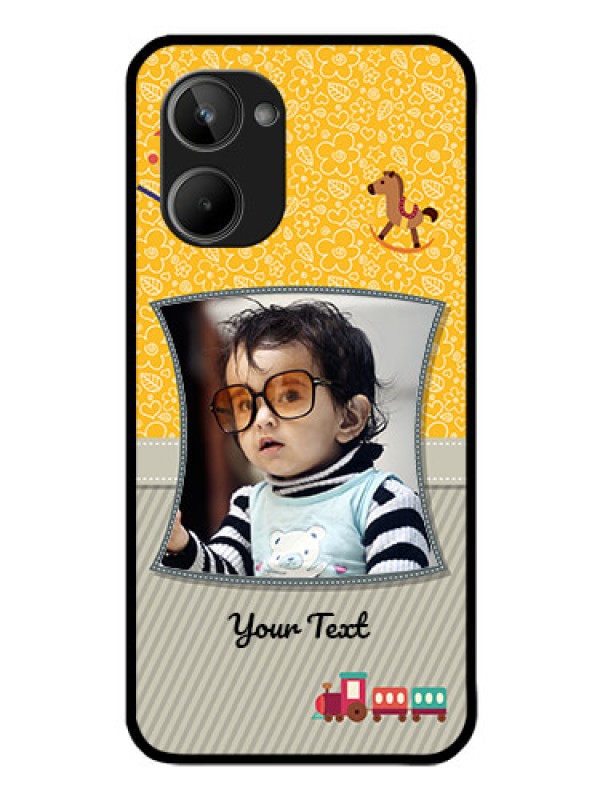 Custom Realme 10 Personalized Glass Phone Case - Baby Picture Upload Design