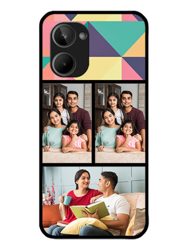 Custom Realme 10 Custom Glass Phone Case - Bulk Pic Upload Design
