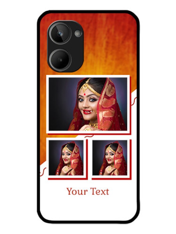 Custom Realme 10 Custom Glass Phone Case - Wedding Memories Design