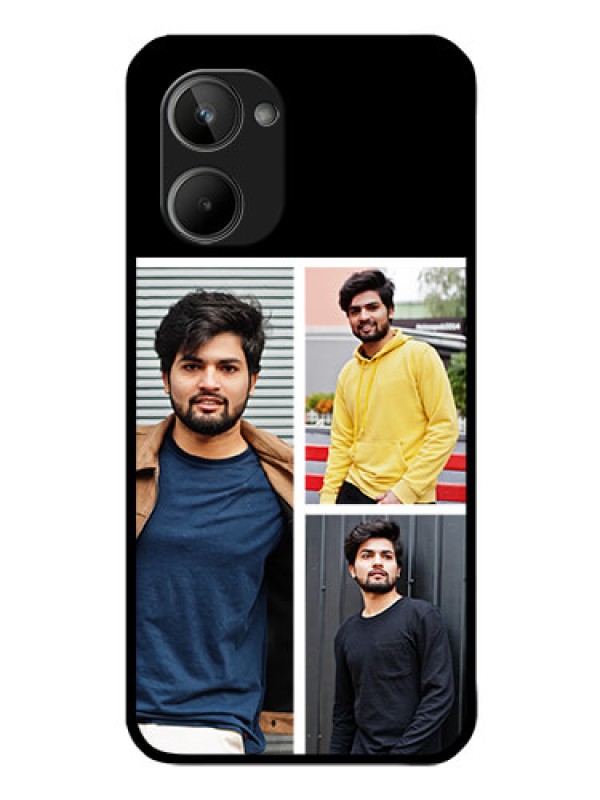 Custom Realme 10 Photo Printing on Glass Case - Upload Multiple Picture Design