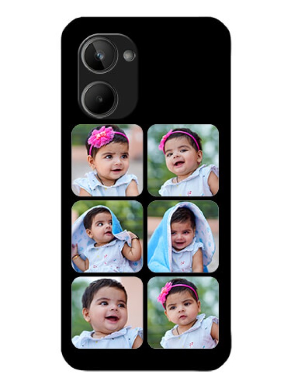 Custom Realme 10 Photo Printing on Glass Case - Multiple Pictures Design