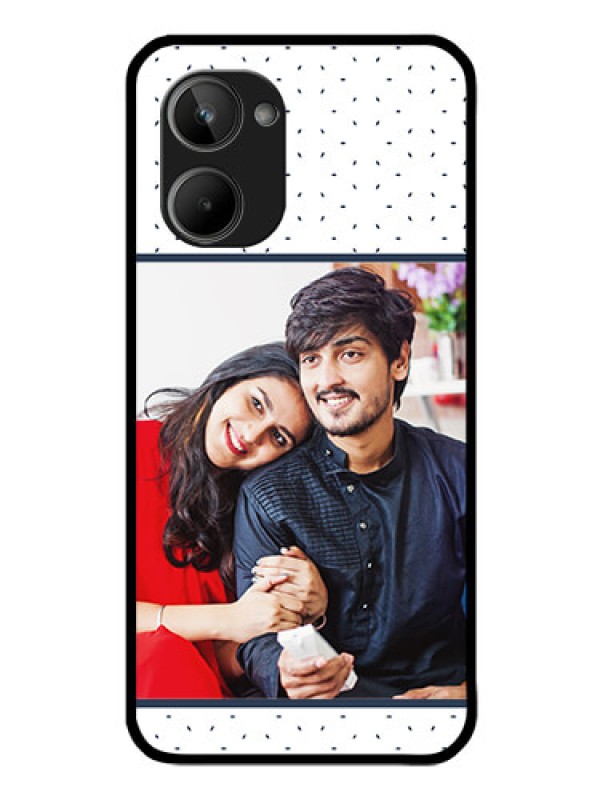 Custom Realme 10 Personalized Glass Phone Case - Premium Dot Design