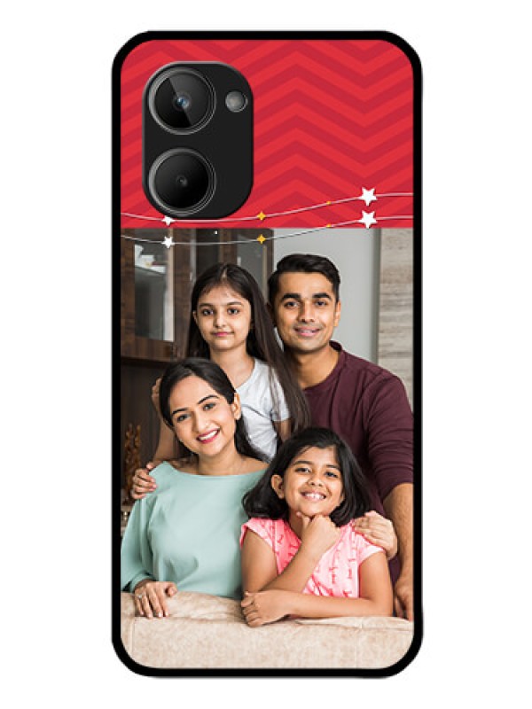 Custom Realme 10 Personalized Glass Phone Case - Happy Family Design