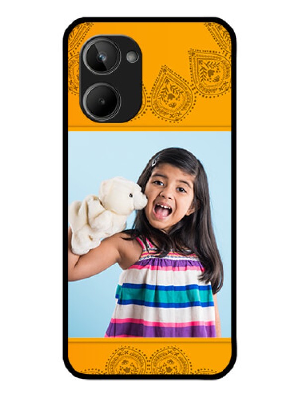 Custom Realme 10 Personalized Glass Phone Case - Photo Wedding Design