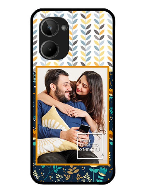 Custom Realme 10 Custom Glass Mobile Case - Pattern Design