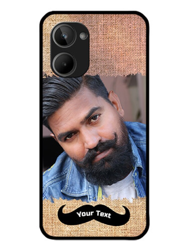 Custom Realme 10 Personalized Glass Phone Case - with Texture Design