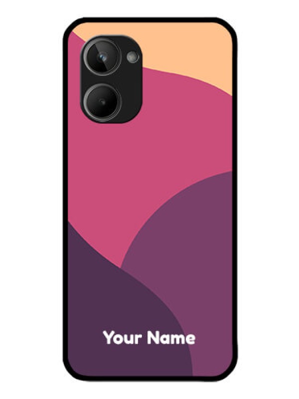 Custom Realme 10 Custom Glass Phone Case - Mixed Multi-colour abstract art Design