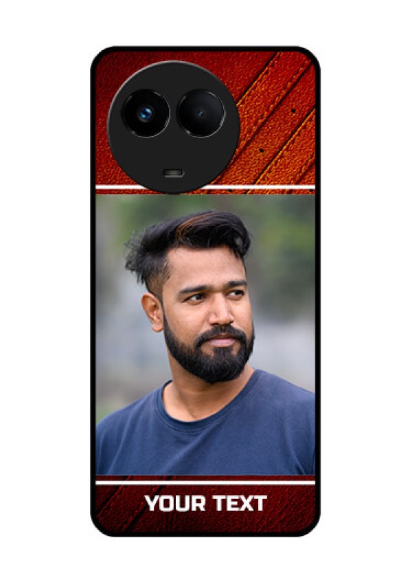 Realme 11 5G Personalized Glass Phone Case - Leather Phone Case Design