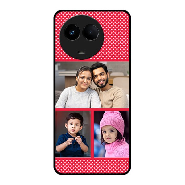 Realme 11 5G Personalized Glass Phone Case - Bulk Pic Upload Design