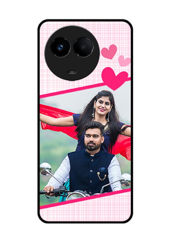 Realme 11 5G Custom Glass Phone Case - Love Shape Heart Design
