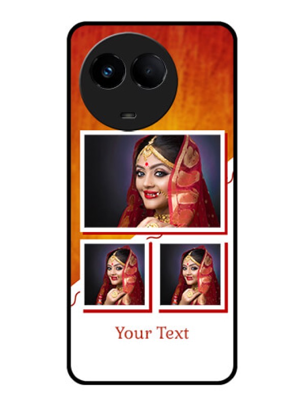Custom Realme 11 5G Custom Glass Phone Case - Wedding Memories Design